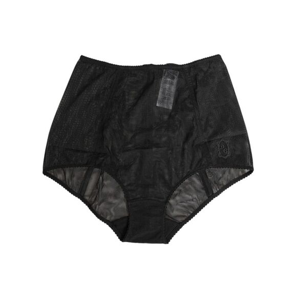 Dolce & Gabbana Black High Waist Mesh Sheer Shapewear Women's Underwear - Picture 1 of 4